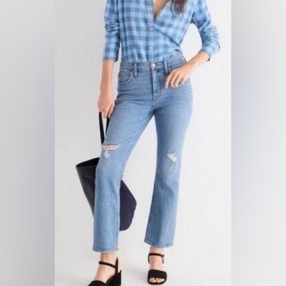 J Crew Billie Demi Boot crop Jean - Picture 2 of 7